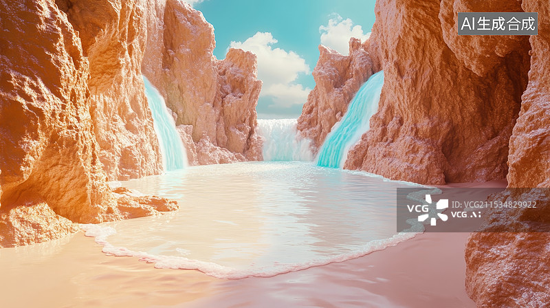 【AI数字艺术】梦幻巧克力工厂图片素材