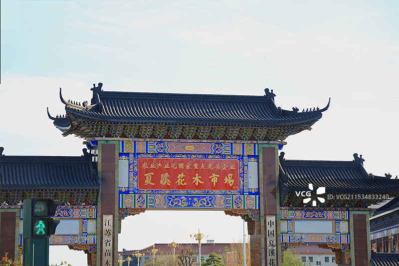 常州夏溪花木市场家庭园艺花园节图片素材