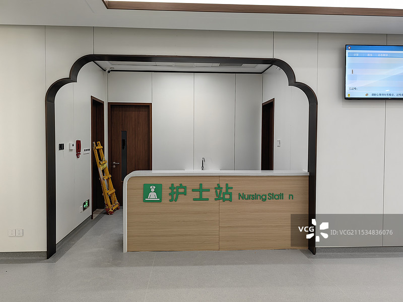 新建的医院护士站图片素材