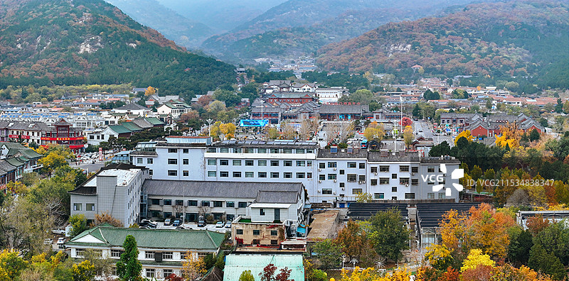 泰安 泰山区 虎山水库 虎山阁      泰山红门 凌汉峰图片素材