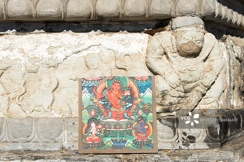 2024年腊月，雪后五台山，金阁寺，大南庄，南台图片素材