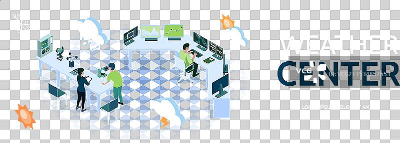 等距气象气象中心图片素材