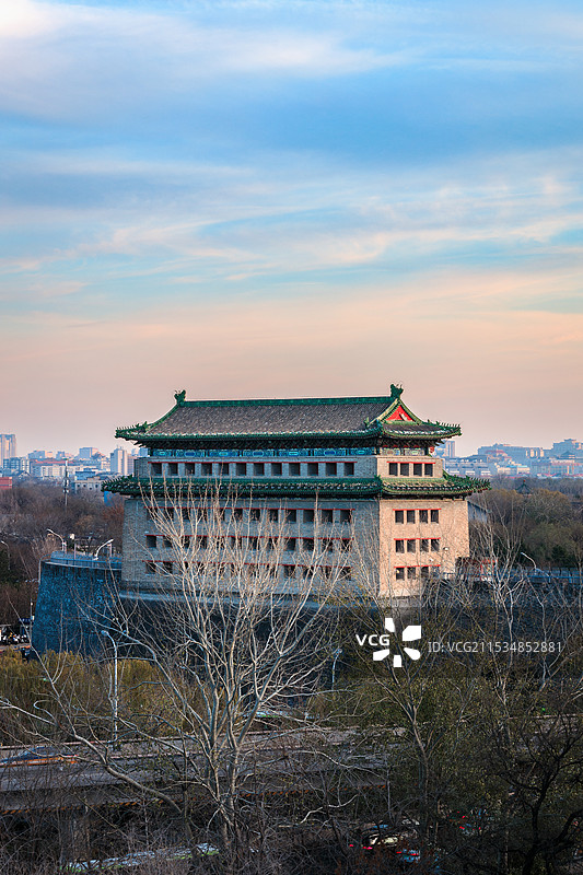 古建筑-德胜门楼图片素材
