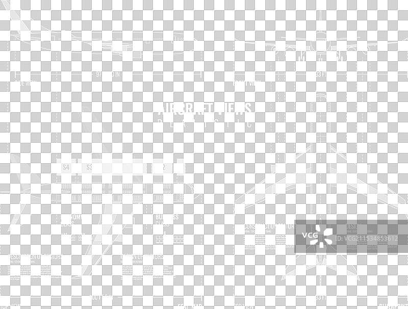 飞机视图蓝图图片素材