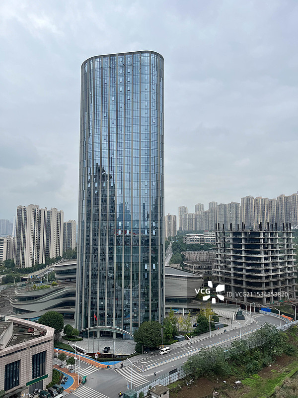 重庆阿里巴巴总部大厦景观图片素材