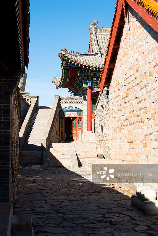 2024年腊月，雪后五台山，金阁寺，大南庄，南台图片素材