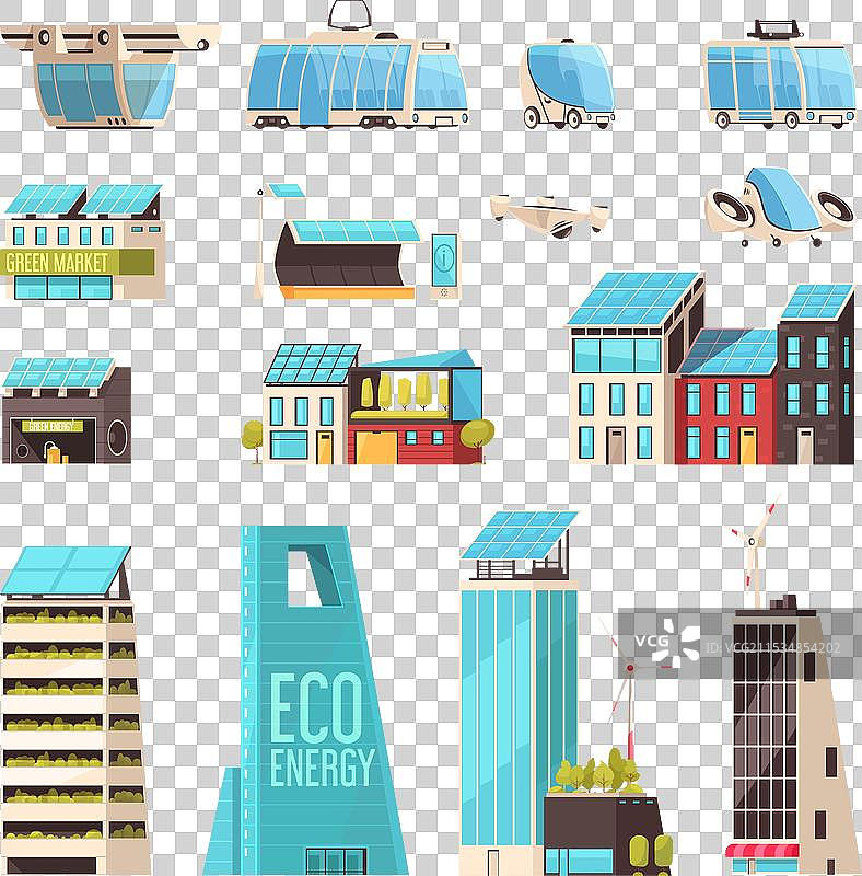 智能城市技术套件图片素材