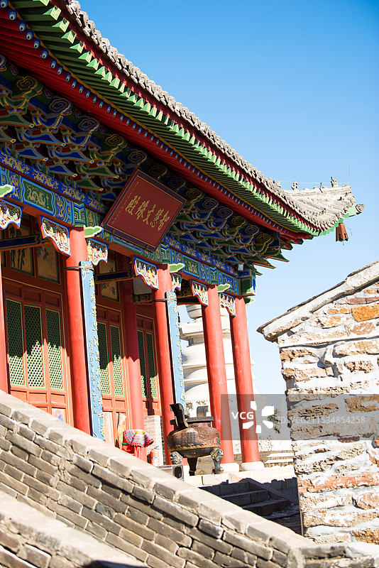 2024年腊月，雪后五台山，金阁寺，大南庄，南台图片素材