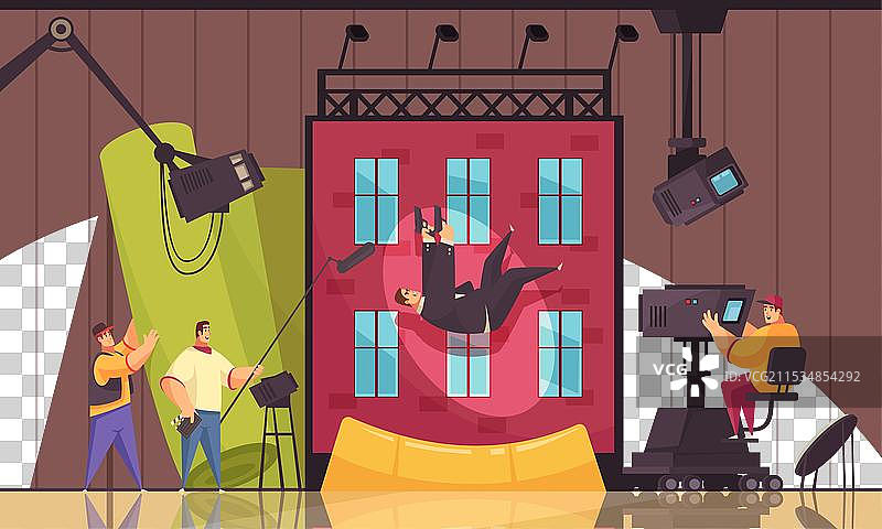 电影影院场景构图图片素材