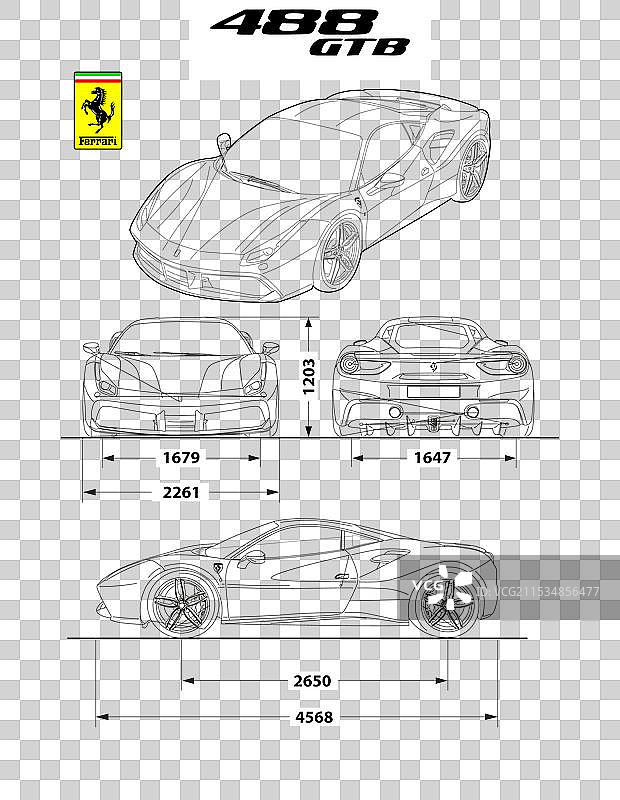 法拉利488 GTB图片素材