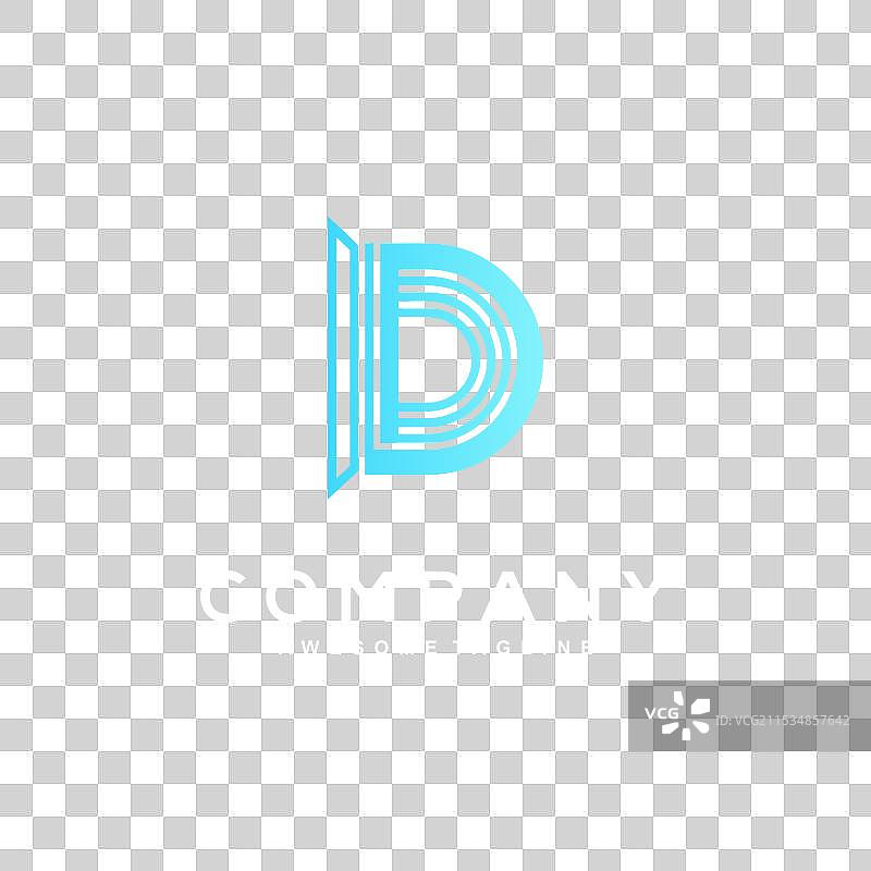 字母D的标志设计图片素材