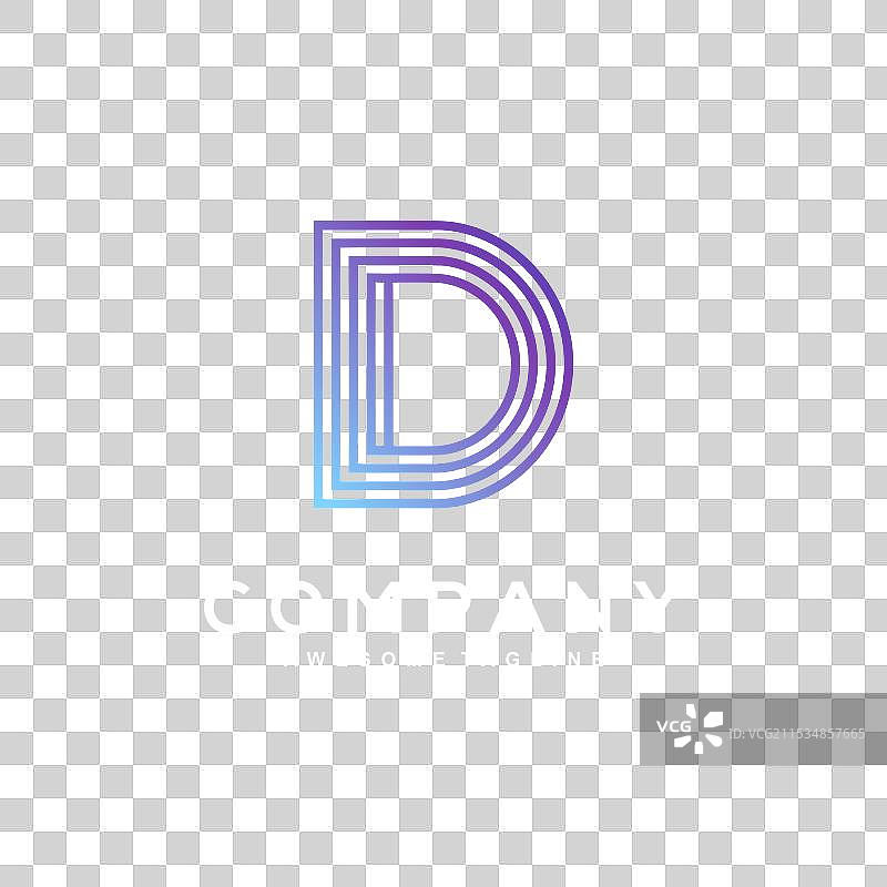 字母D的标志设计图片素材