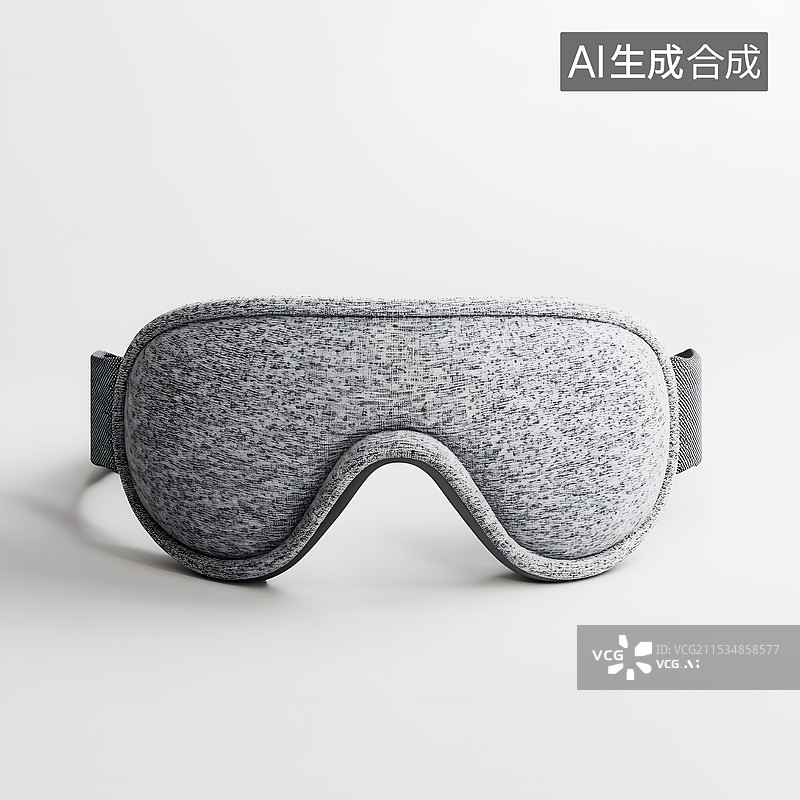 【AI数字艺术】AIGC：3D羊毛毡风格 眼罩图片素材