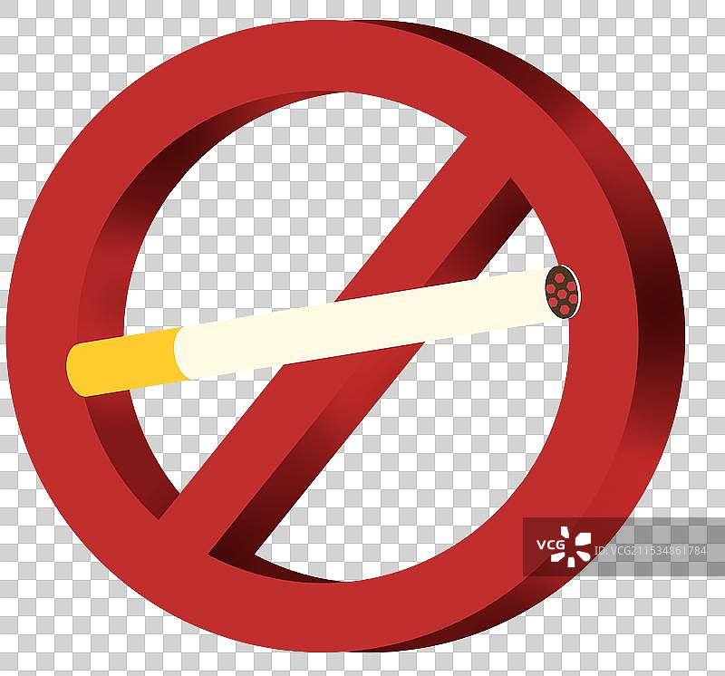 身体健康肺部禁止吸烟香烟烟草保护环境资讯卡通立体素材元素插画图片素材