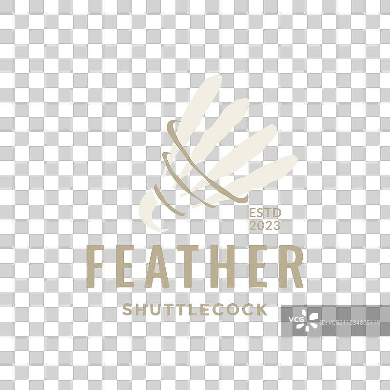 羽毛球运动的羽毛球粗犷风格图片素材