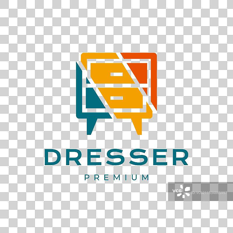 现代室内抽屉柜家具梳妆台图片素材