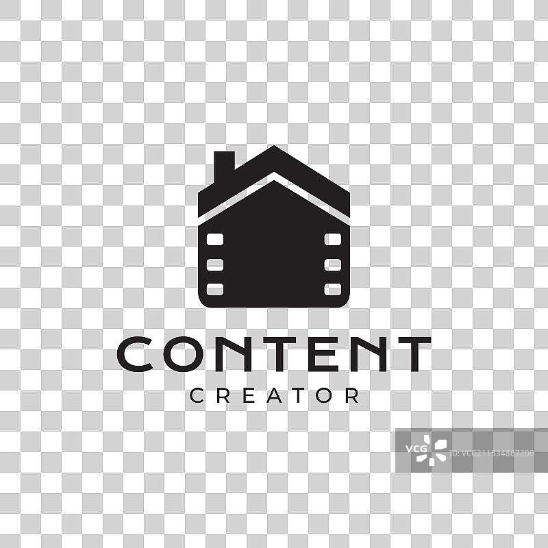 现代家庭影院电影工作室内容创作者图片素材