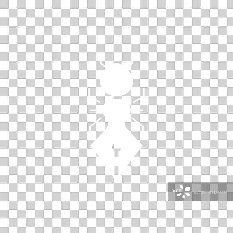 创意蚂蚁团队合作标志设计扁平化图片素材