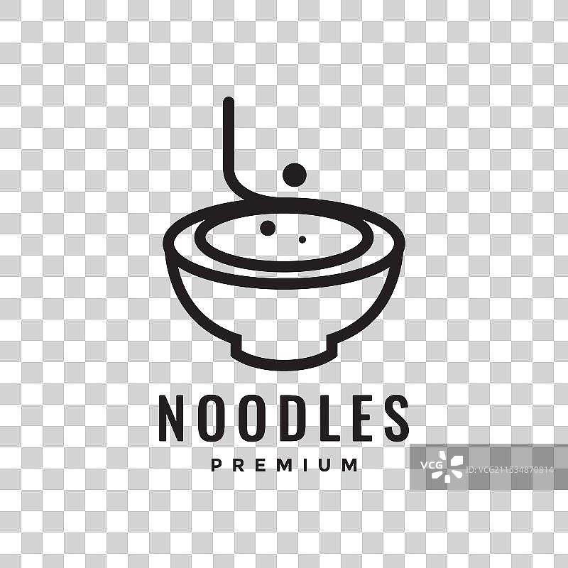 简单的面条碗美食烹饪味道图片素材