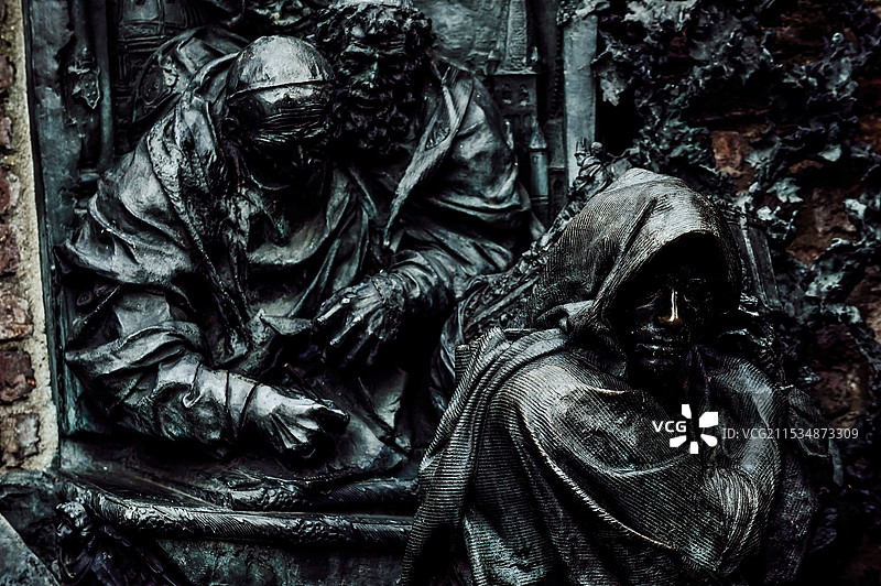 德国街头的那些欧美风雕塑图片素材