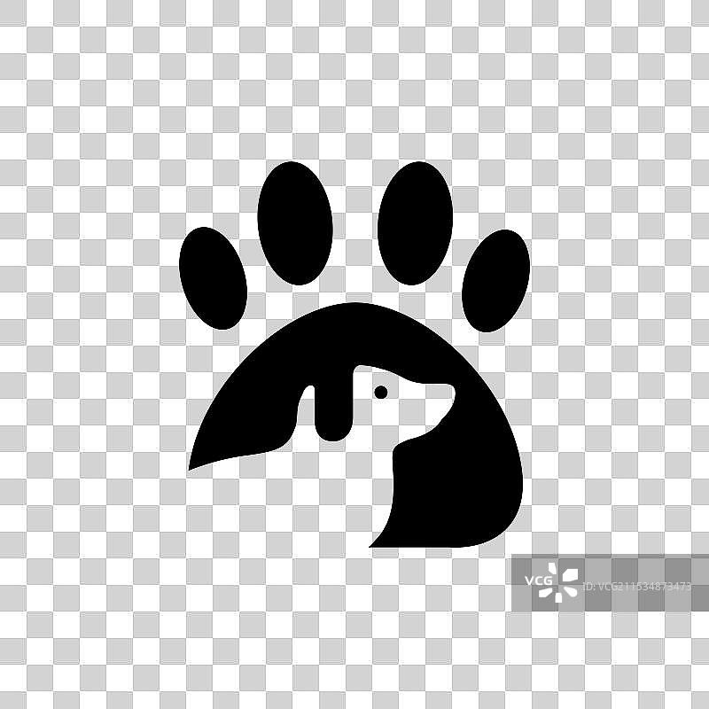 狗狗护理宠物护理平面logo设计图片素材