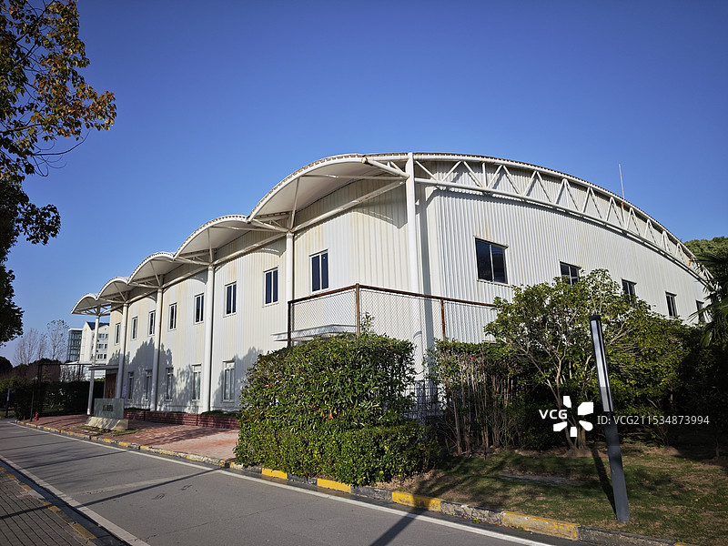 上海城建职业学院奉贤校区 立人球类馆 体育馆 公办高等职业院校 应用技能型学校 职校培养技术人才图片素材
