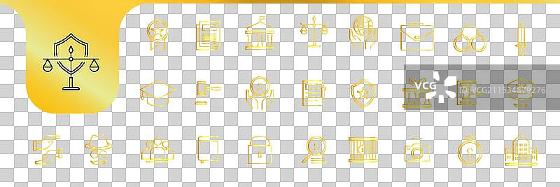 律师法律图标线条设计图片素材