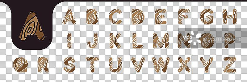 字母木质玩具图标设计图片素材