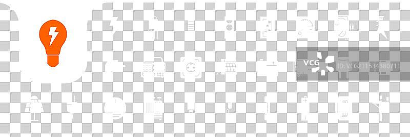 电气职责图标集设计图片素材
