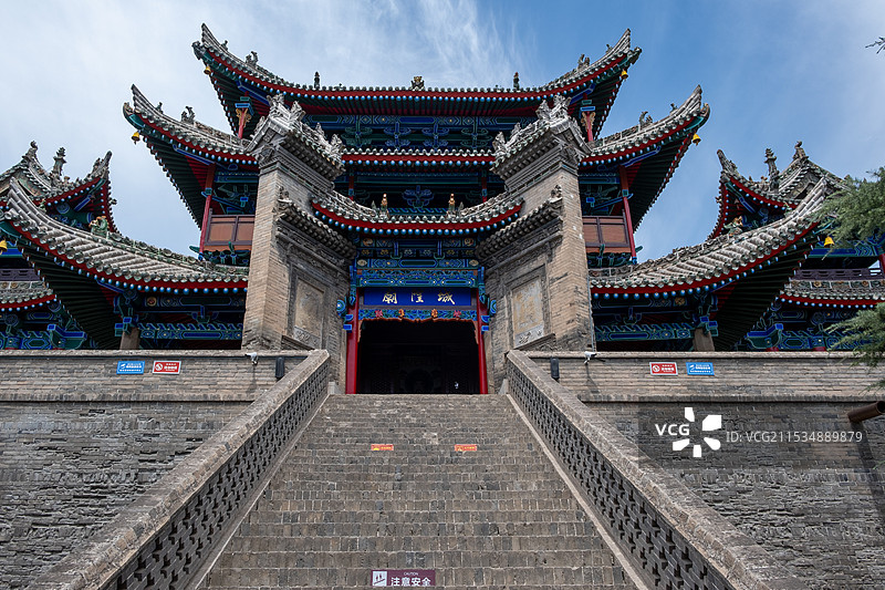 陕西渭南澄城县城隍庙图片素材