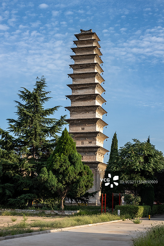 陕西渭南合阳百良塔图片素材