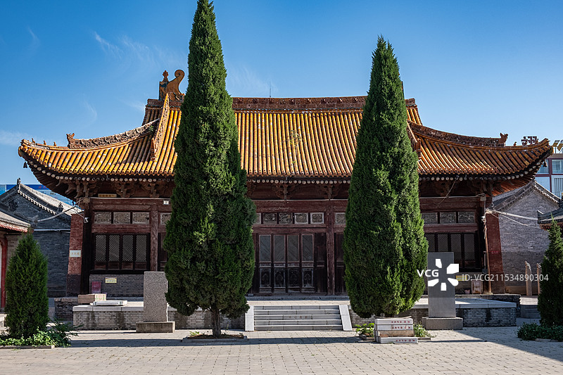 山西渭南合阳文庙图片素材