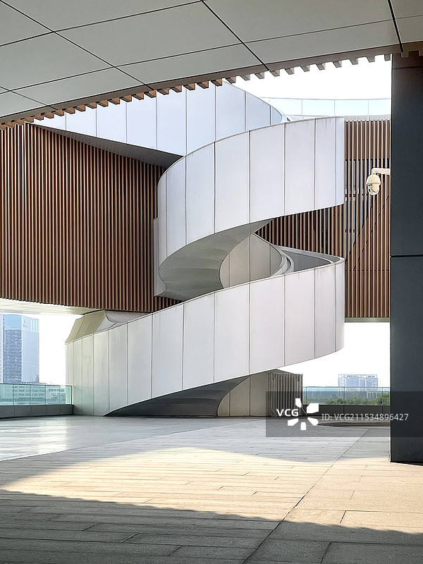 旋转楼梯（郑州黑川纪章纪念广场图片素材