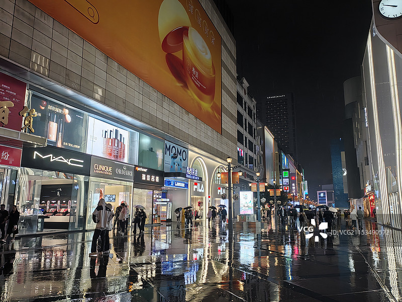 春熙路夜景图片素材