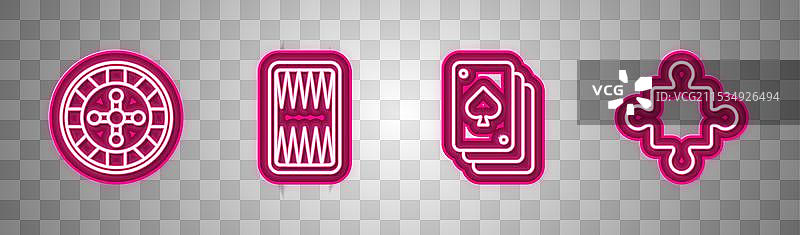 赌场轮盘和西洋双陆棋游戏桌图片素材