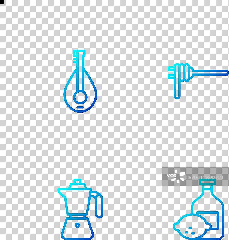 柠檬酒瓶与摩卡咖啡壶的摆放图片素材