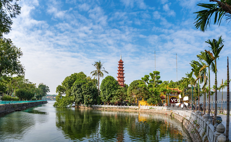 越南河内镇国寺（Chua Tran Quoc）图片素材