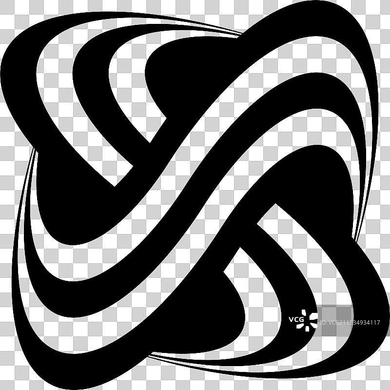 不可能的光学空间X轨道标志设计图片素材