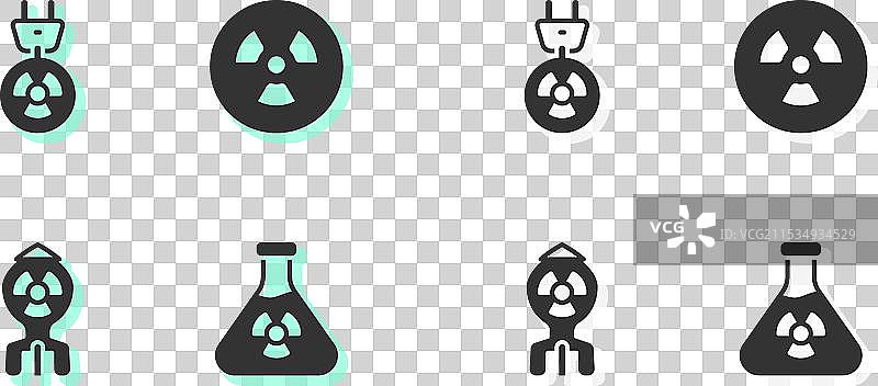 试管、辐射、电源插头图片素材