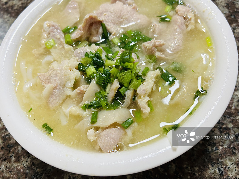 碗里海南万宁后安粉的特写镜头图片素材