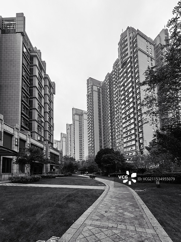 上海市普陀区，香溢花城图片素材