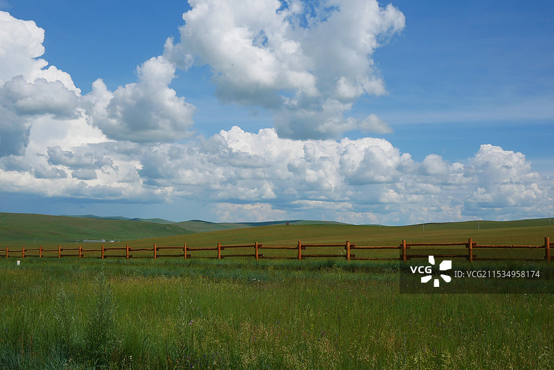 呼伦贝尔草原小景图片素材