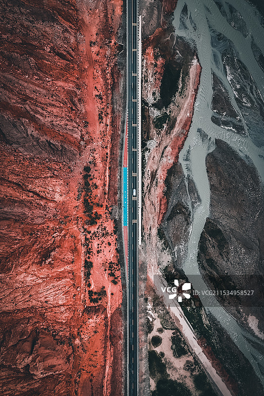 红石河谷图片素材