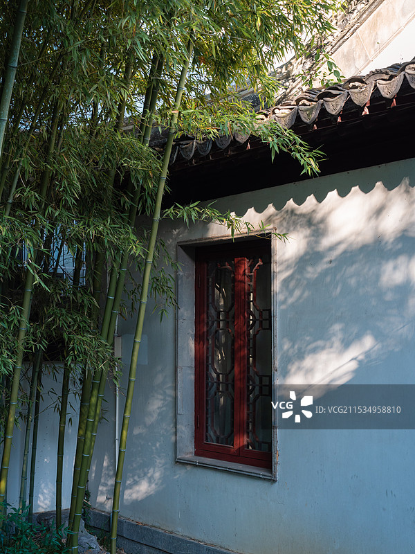 瞻园里的竹子图片素材