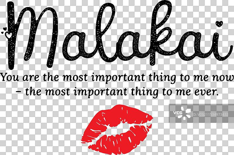 马拉凯名字与嘴唇图片素材