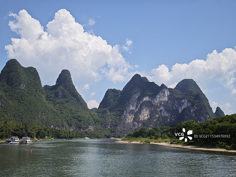 桂林阳朔三千漓中国山水人文度假区图片素材