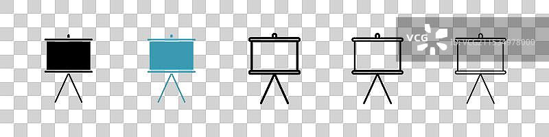 细线黑色的展示板边框图片素材