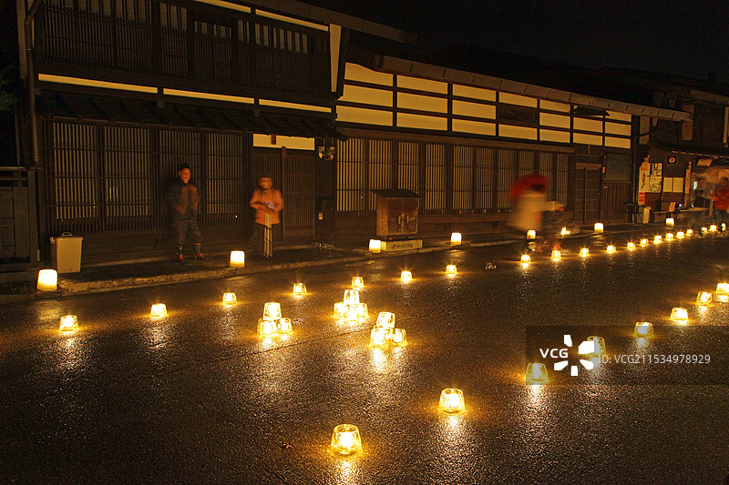 奈良井宿冰烛节图片素材