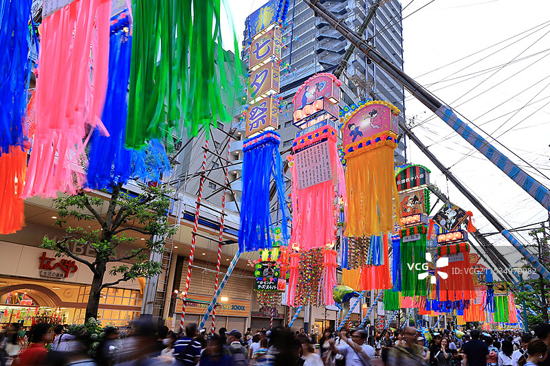 湘南平塚七夕祭典图片素材