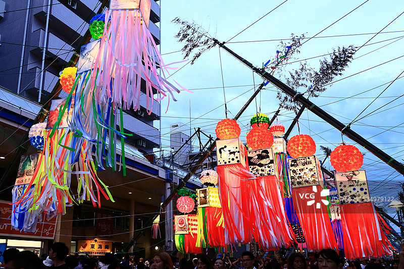 湘南平塚七夕祭典图片素材